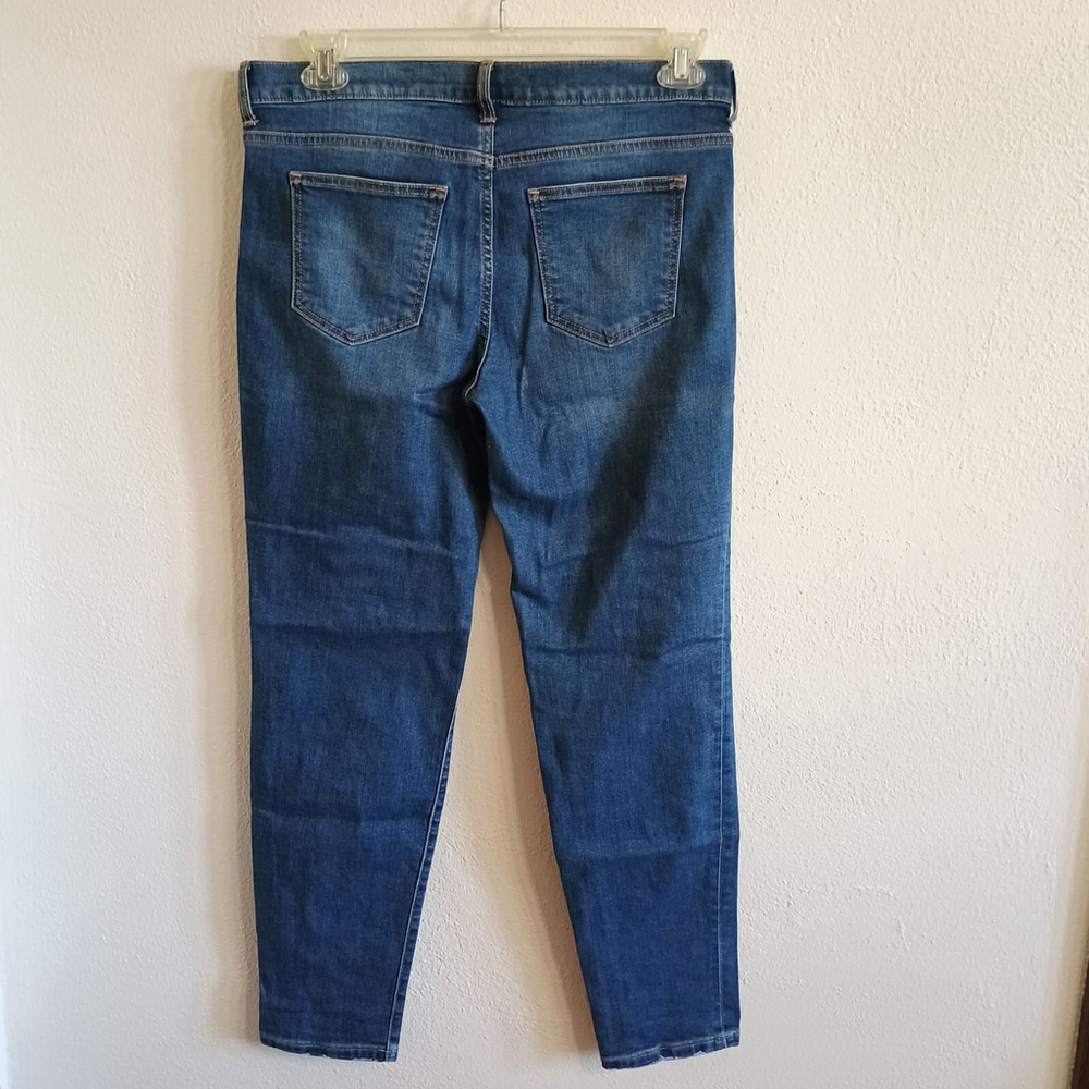 Vintage SP Black Label Size 30 Womens Skinny Denim Jeans W/ Patches - Picture 3 of 12